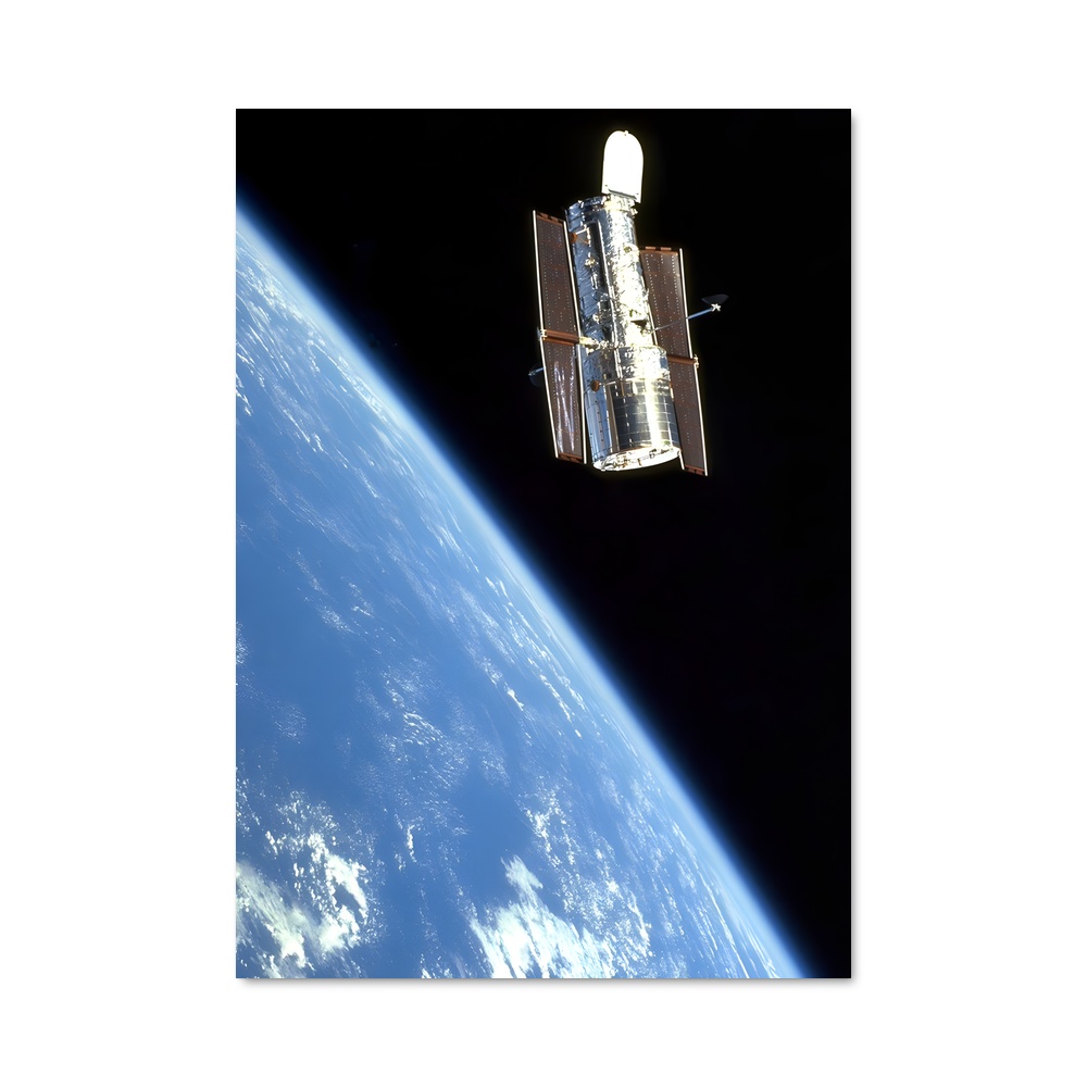 Poster captivant du télescope Hubble